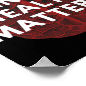 Psychische Gesundheit Poster (Ecke)