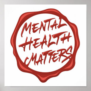 Psychische Gesundheit Poster