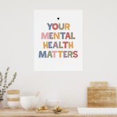 Psychische Gesundheit Poster (Küche)