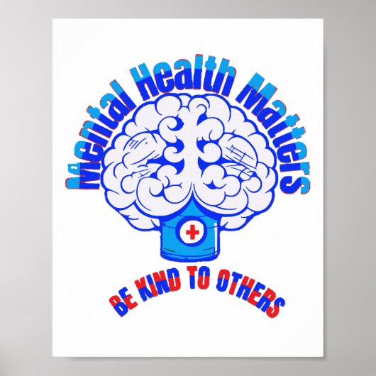 Psychische Gesundheit Poster (Vorne)