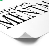 Psychische Gesundheit Poster (Ecke)