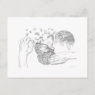 Psychische Gesundheit Postkarte