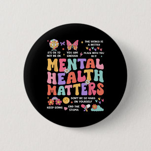 Psychische Gesundheit Problem Autismus Aufklärung  Button