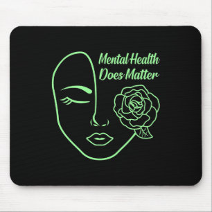 Psychische Gesundheit Problembewusstsein unterstüt Mousepad