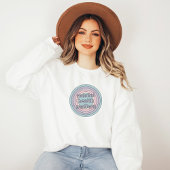 Psychische Gesundheit | Retro Circle French Gray Sweatshirt