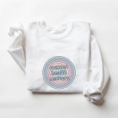 Psychische Gesundheit | Retro Circle French Gray Sweatshirt