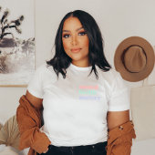 Psychische Gesundheit | Retro Quote Pastel Rainbo T-Shirt