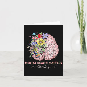 Psychische Gesundheit S Bewusstsein Männer T-Shirt Karte
