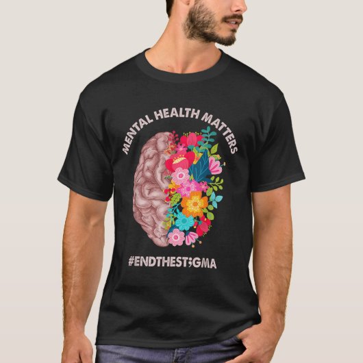 Psychische Gesundheit S Bewusstsein Monat Shirt En (Vorderseite)