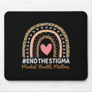 Psychische Gesundheit S Bewusstsein Shirt Regenbog Mousepad