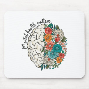 Psychische Gesundheit S Blumengehirn Psychische Ge Mousepad