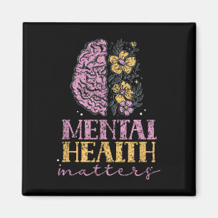 Psychische Gesundheit S Gehirnbewusstsein Therapeu Magnet