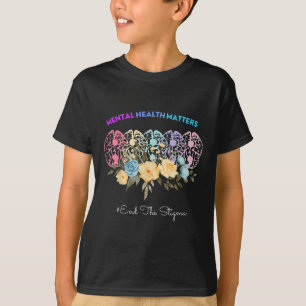 Psychische Gesundheit S Gehirnkrankheit Bewusstsei T-Shirt