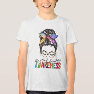 Psychische Gesundheit S Gehirnkrankheit Mental Hea Tri-Blend Shirt