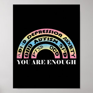 Psychische Gesundheit S Ptsd Suizid Bewusstseinsbi Poster