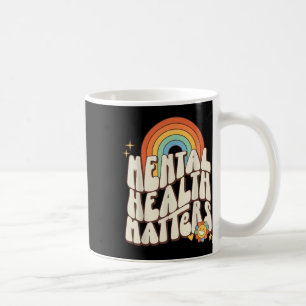 Psychische Gesundheit S Rainbow Retro Sensibilisie Kaffeetasse