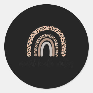 Psychische Gesundheit S Sensibilisierungstherapie  Runder Aufkleber