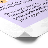 Psychische Gesundheit Schmetterlingsplakat für Erw Poster (Ecke)