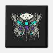 Psychische Gesundheit Selbstmordbewusstsein Semiko Magnet (Vorne)