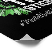 Psychische Gesundheit Sensibilisierung für das Sti Poster (Ecke)