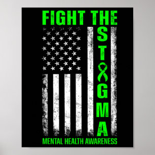 Psychische Gesundheit Sensibilisierung für die Sti Poster