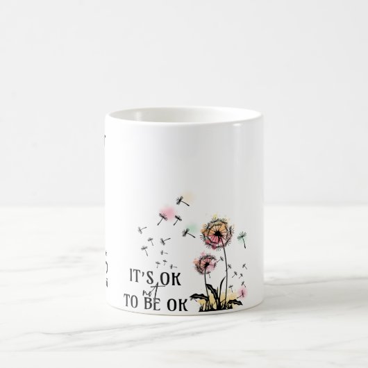 Psychische Gesundheit simuliert durch Cat Jokes Kaffeetasse (Mittel)