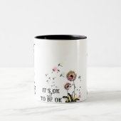 Psychische Gesundheit simuliert durch Cat Jokes Zweifarbige Tasse (Mittel)