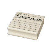 Psychische Gesundheit, Tagebuchstimmung, Journal Gummistempel (Stempel)