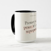 psychische Gesundheit Tasse (Vorderseite Links)