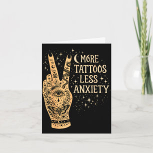 Psychische Gesundheit tätowiert Mama-Tattoo mehr T Karte