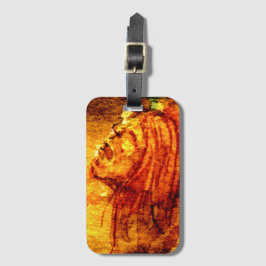 Psychische Gesundheit Traurigkeit Aquarellmalerei Gepäckanhänger