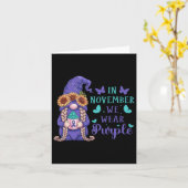 Psychische Gesundheit und Selbstmordbewusstsein Karte (Gelbe Blume)