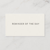 psychische Gesundheit Visitenkarte (Rückseite)