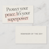 psychische Gesundheit Visitenkarte (Vorne/Hinten)