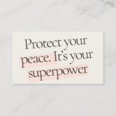 psychische Gesundheit Visitenkarte (Vorderseite)