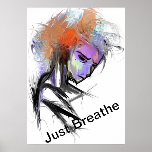 Psychische Gesundheit Wellnesspender Poster (Vorne)