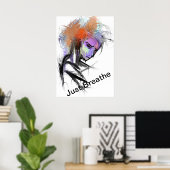 Psychische Gesundheit Wellnesspender Poster (Heimbüro)