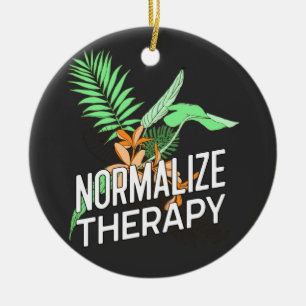 Psychische Gesundheit zählt Keramik Ornament