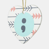 Psychische Gesundheiten Keramikornament (Links)