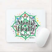 Psychische Gesundheiten Lotus Mousepad (Mit Mouse)