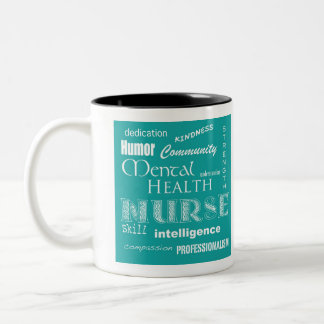 Psychische Gesundheiten Zweifarbige Tasse