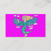 Psychische Gesundheiten zweipolig Visitenkarte (Rückseite)