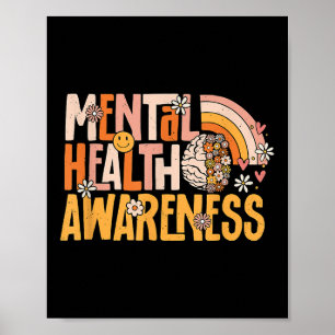 Psychische Gesundheitsaufklärung Psychische Erkran Poster