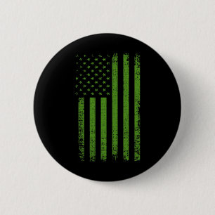 Psychische Gesundheitsaufklärung USA-Flagge Grüne Button