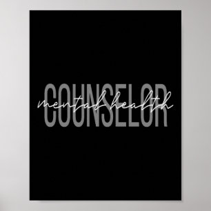 Psychische Gesundheitsberaterin Psychisch-Bewussts Poster