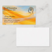 Psychische Gesundheitsberatung Moderne Visitenkart Visitenkarte (Vorne/Hinten)