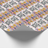 Psychische Gesundheitsbewusstsein Emoji Wrapping P Geschenkpapier (Ecke)