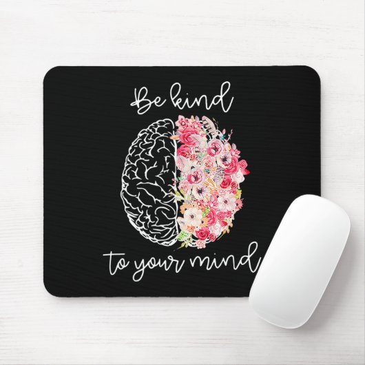 Psychische Gesundheitsbewusstsein und Selbstfürsor Mousepad (Mit Mouse)
