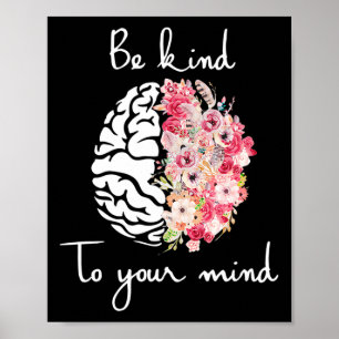 Psychische Gesundheitsbewusstsein und Selbstfürsor Poster