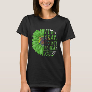 Psychische Gesundheitsbewusstseins-Sonnenblume Es  T-Shirt
